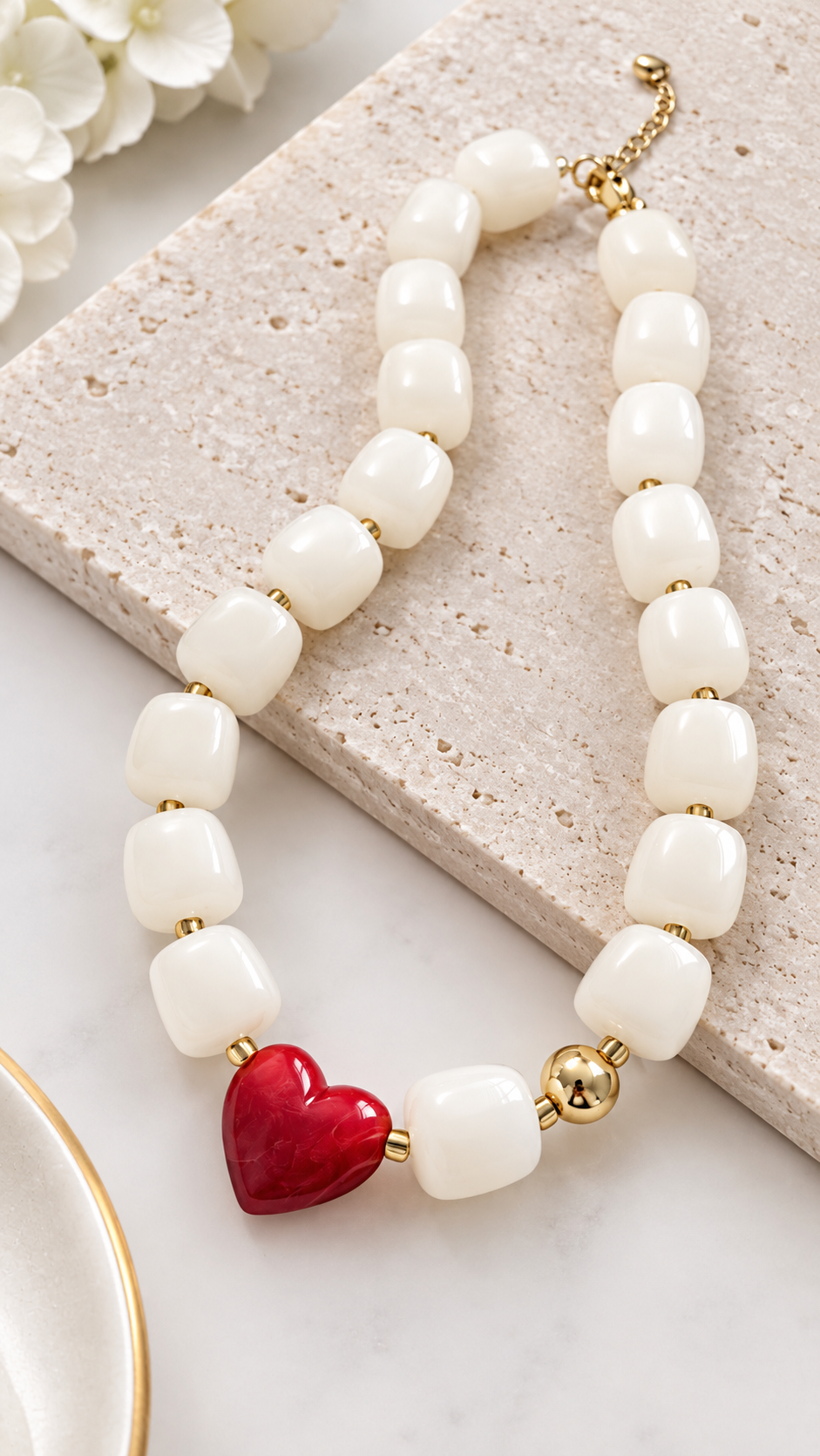Collar Amore Crema