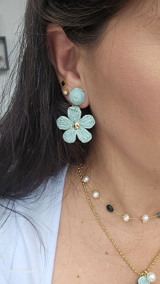 Aretes Flor Vivian