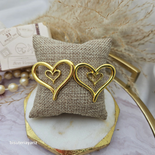 Aretes Corazón de Julieta