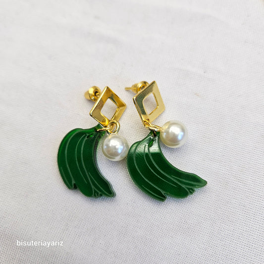 Aretes Racimo Platanos