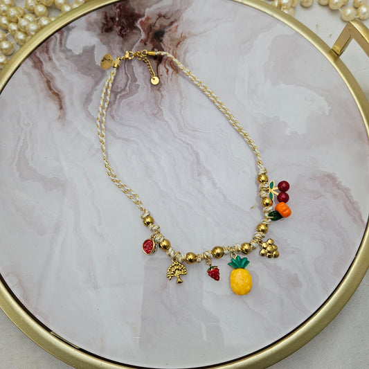 Collar verano dorado