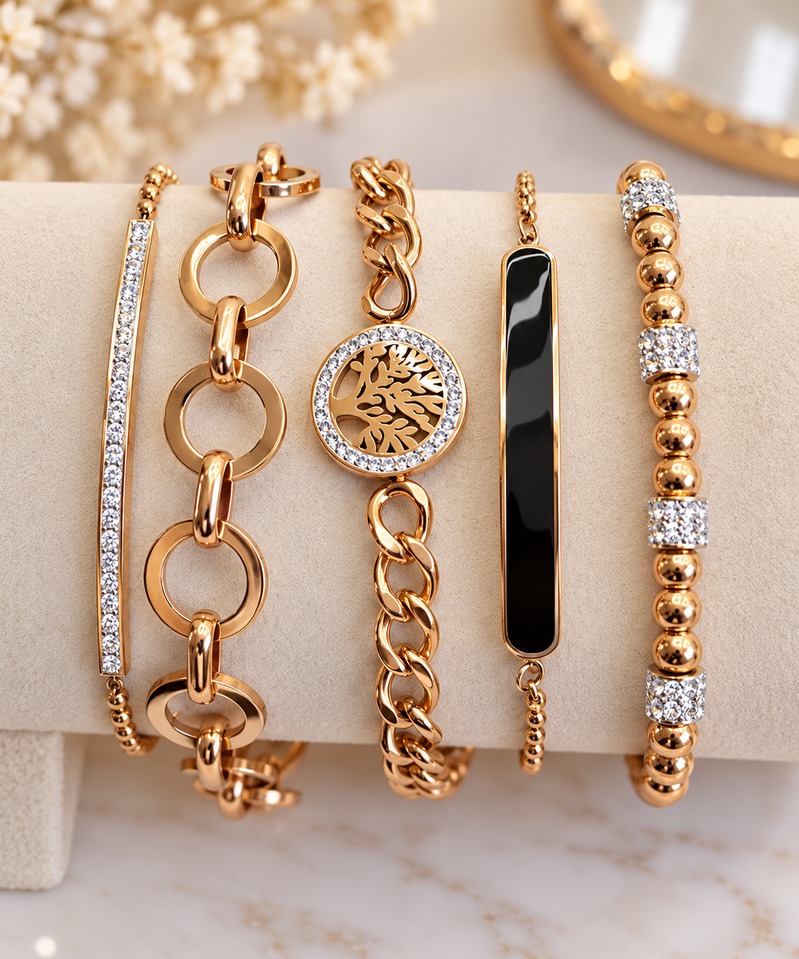 Brazalete Rose Gold. Diana