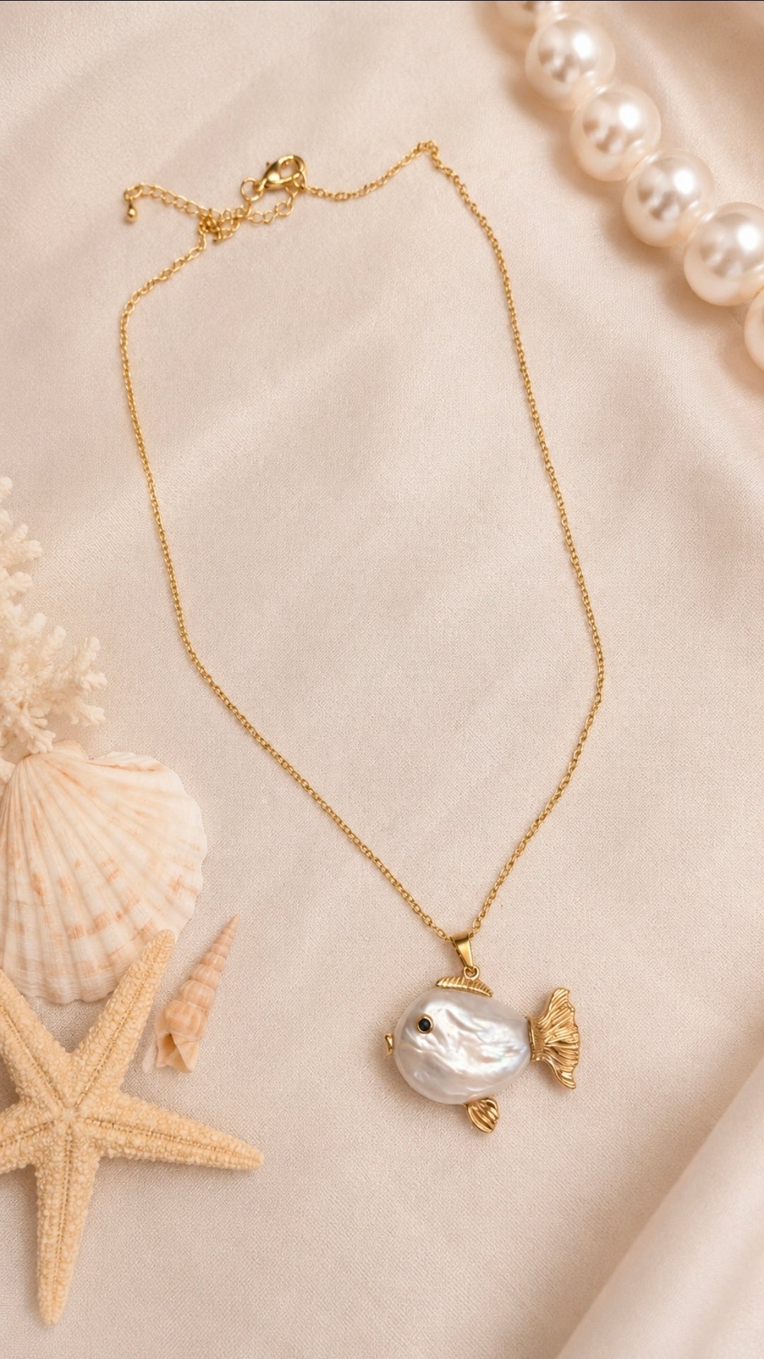 Collar Pez Perla