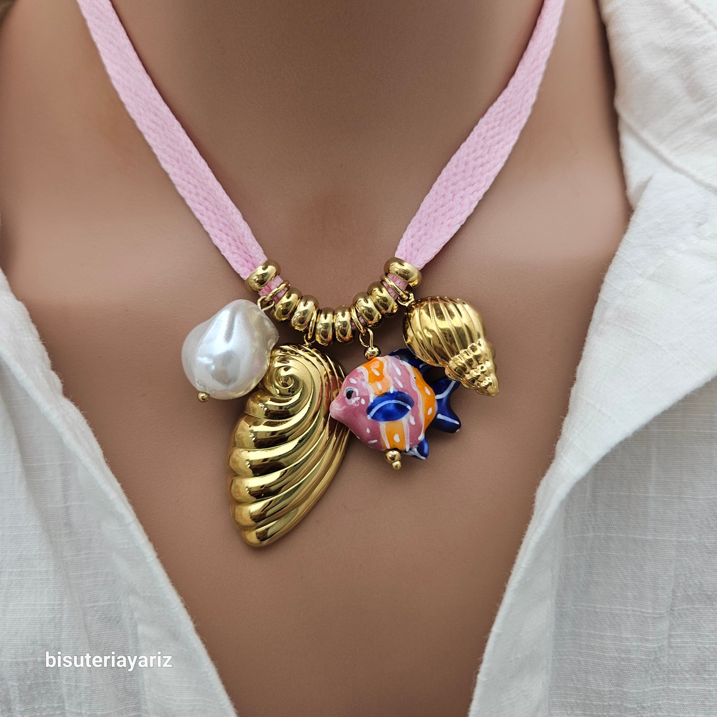 Collar Olas Marinas
